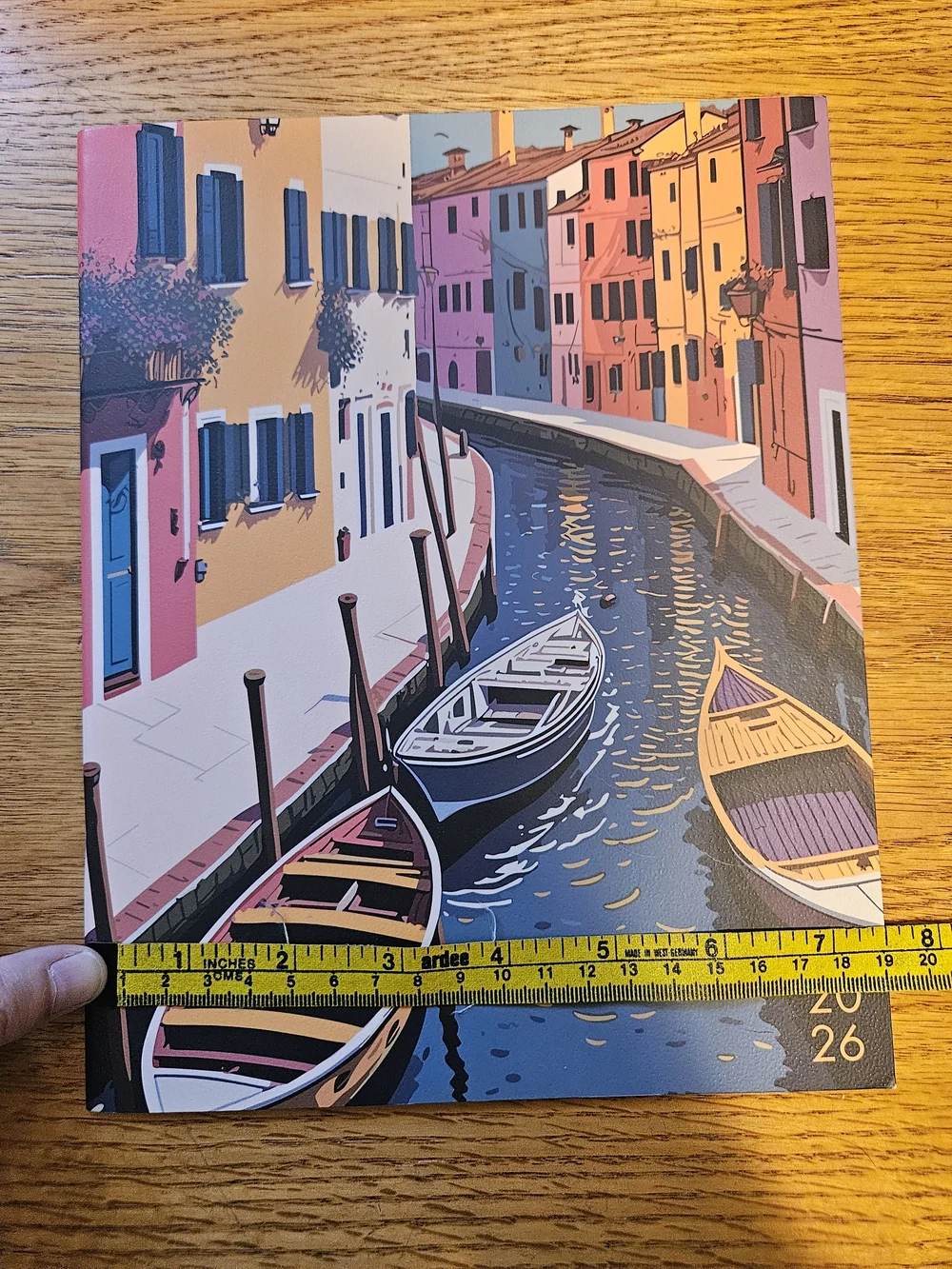 Decorative Canal Boats 2026 Planner - Multicolor Cover